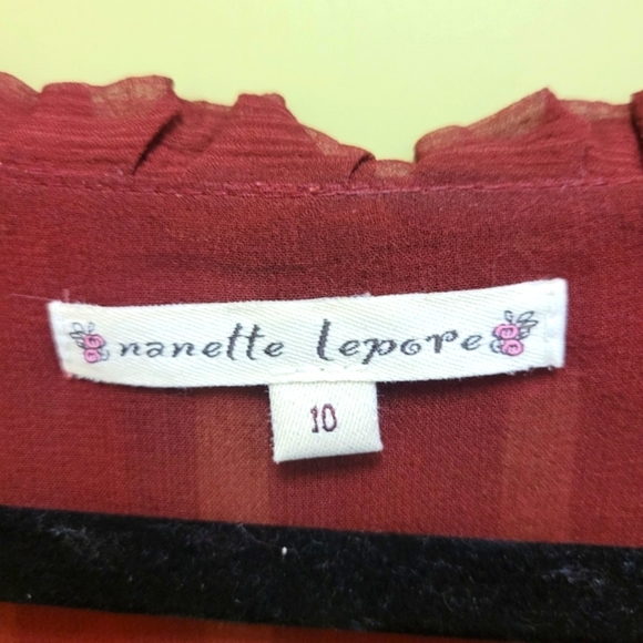 Nanette Lepore silk blouse - Picture 3 of 9